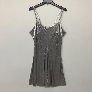 Calvin Klein Silver Mini Dress